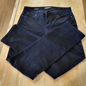Talbots Flawless Five Pocket Straight 8 Black Jeans Denim 31" Waist